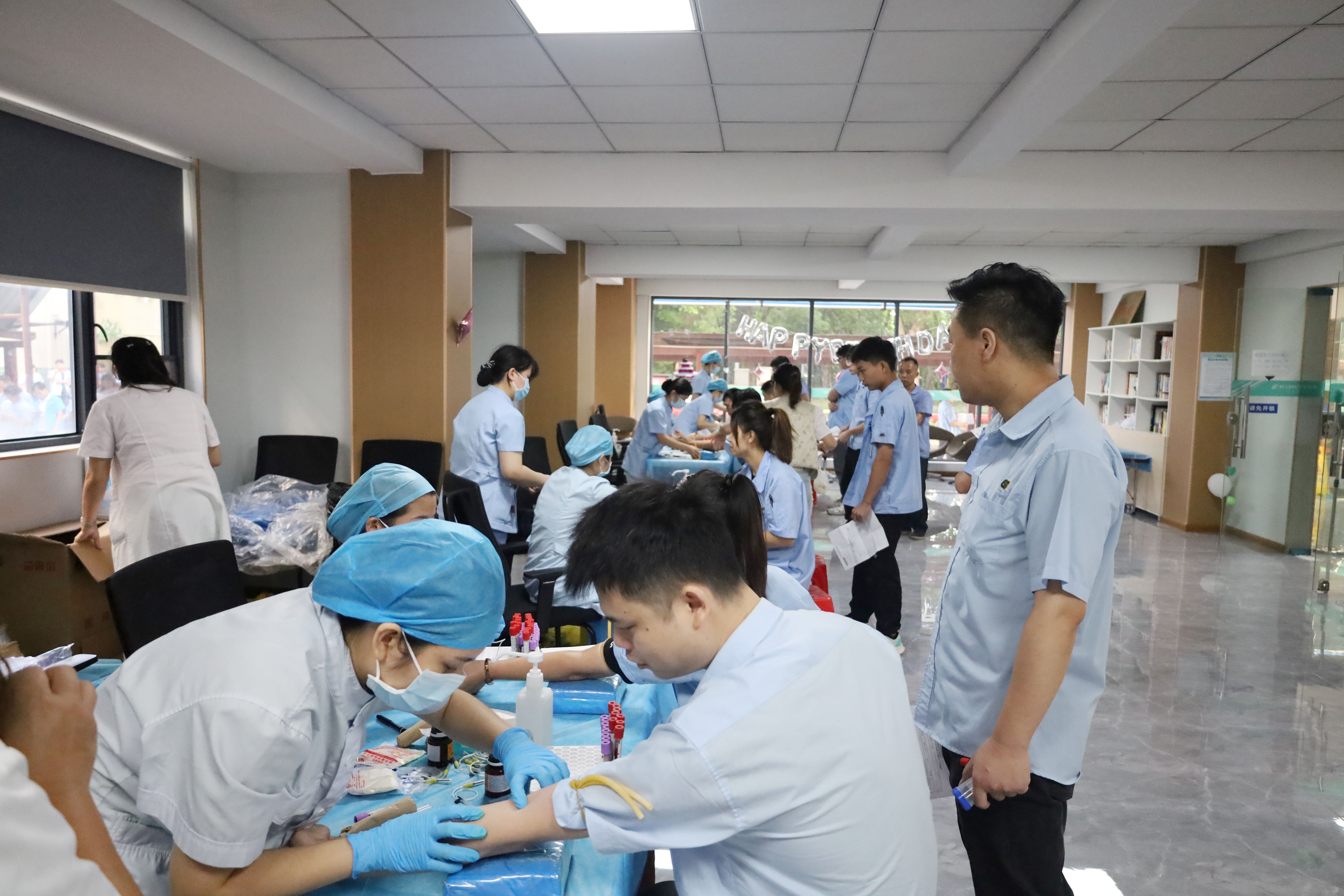 關(guān)愛員工，守護健康——依頓電子開展2024年度員工健康體檢活動
